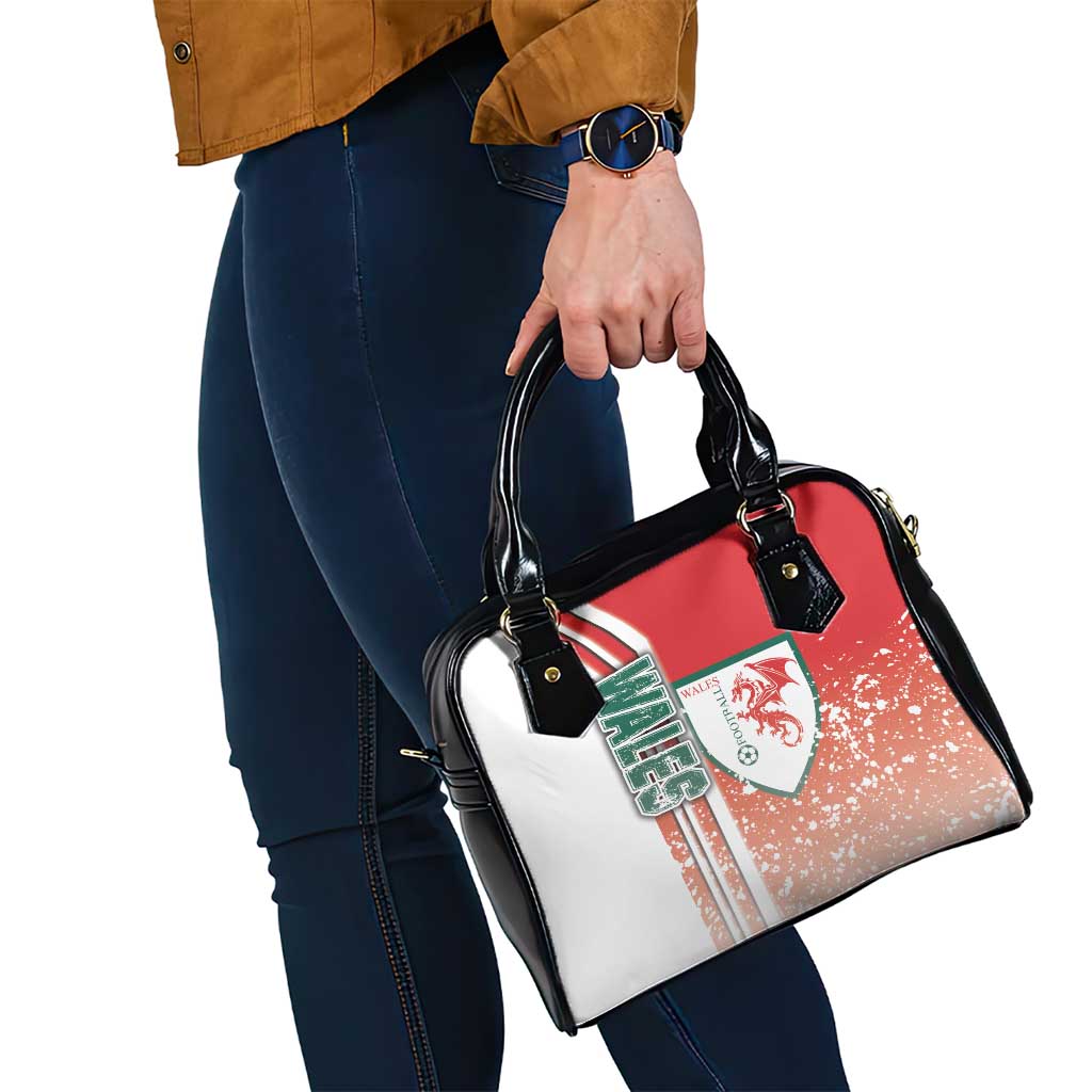 Wales Football Shoulder Handbag The Dragons Soccer - Road To Champion - Wonder Print Shop