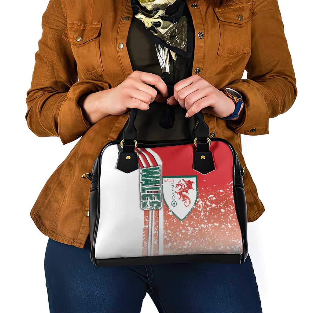 Wales Football Shoulder Handbag The Dragons Soccer - Road To Champion - Wonder Print Shop