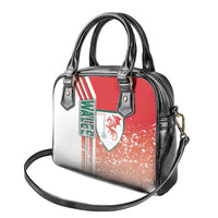 Wales Football Shoulder Handbag The Dragons Soccer - Road To Champion - Wonder Print Shop