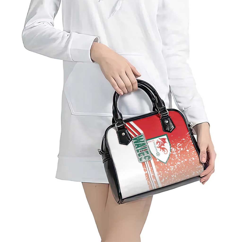 Wales Football Shoulder Handbag The Dragons Soccer - Road To Champion - Wonder Print Shop
