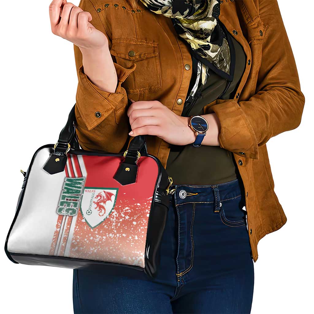 Wales Football Shoulder Handbag The Dragons Soccer - Road To Champion - Wonder Print Shop