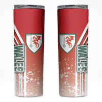 Wales Football Skinny Tumbler The Dragons Soccer - Road To Champion - Wonder Print Shop