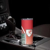 Wales Football Skinny Tumbler The Dragons Soccer - Road To Champion - Wonder Print Shop