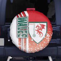 Wales Football Spare Tire Cover The Dragons Soccer - Road To Champion - Wonder Print Shop
