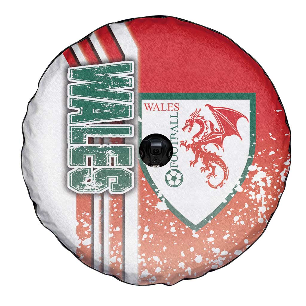 Wales Football Spare Tire Cover The Dragons Soccer - Road To Champion - Wonder Print Shop
