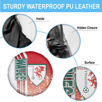 Wales Football Spare Tire Cover The Dragons Soccer - Road To Champion - Wonder Print Shop