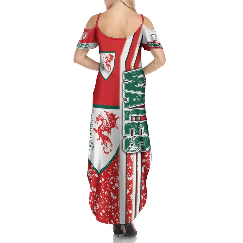 Wales Football Summer Maxi Dress The Dragons Soccer - Road To Champion - Wonder Print Shop