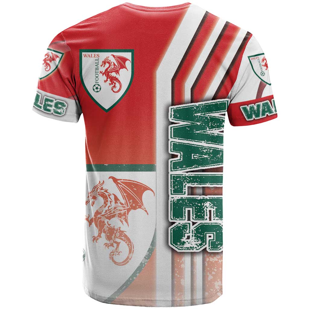 Wales Football T Shirt The Dragons Soccer - Road To Champion - Wonder Print Shop