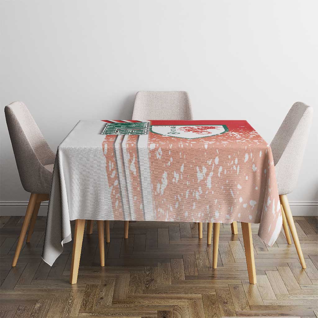 Wales Football Tablecloth The Dragons Soccer - Road To Champion - Wonder Print Shop