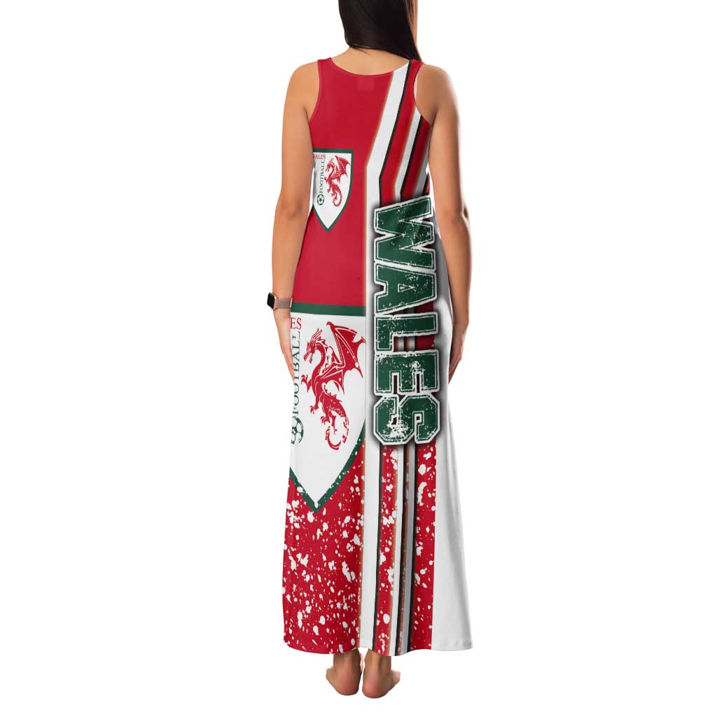 Wales Football Tank Maxi Dress The Dragons Soccer - Road To Champion - Wonder Print Shop