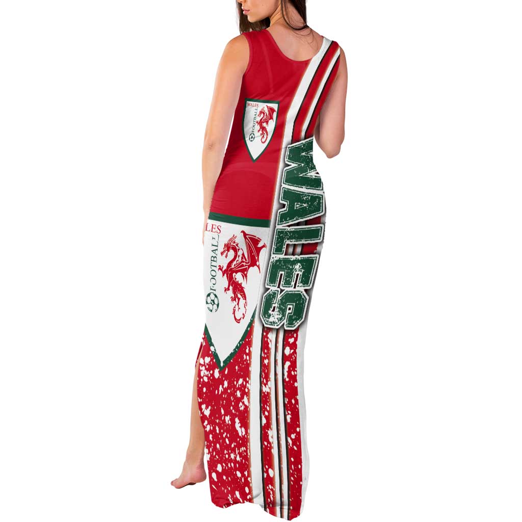 Wales Football Tank Maxi Dress The Dragons Soccer - Road To Champion - Wonder Print Shop