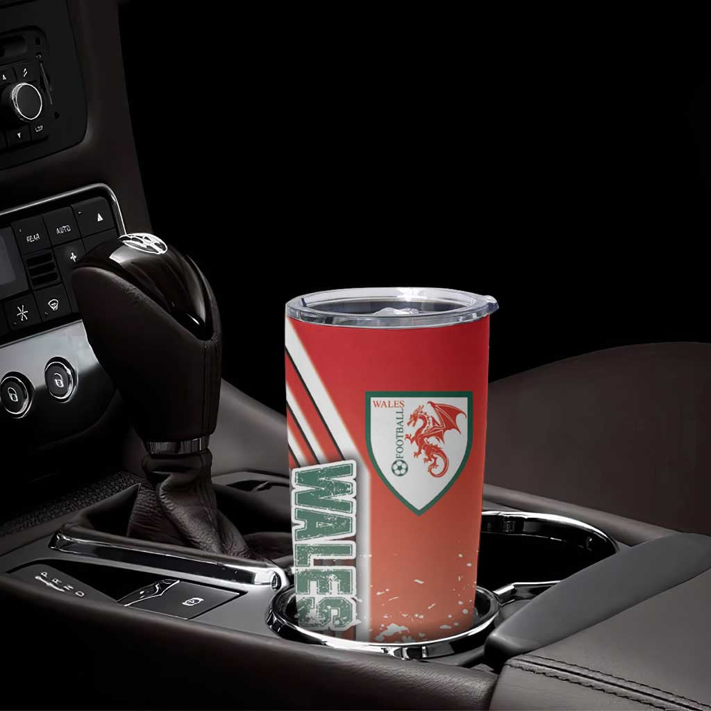 Wales Football Tumbler Cup The Dragons Soccer - Road To Champion - Wonder Print Shop