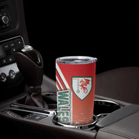 Wales Football Tumbler Cup The Dragons Soccer - Road To Champion - Wonder Print Shop