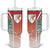 Wales Football Tumbler With Handle The Dragons Soccer - Road To Champion - Wonder Print Shop