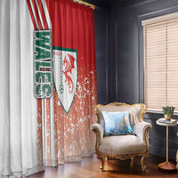 Wales Football Window Curtain The Dragons Soccer - Road To Champion - Wonder Print Shop