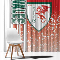 Wales Football Window Curtain The Dragons Soccer - Road To Champion - Wonder Print Shop