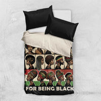 Never Apologize for Being Proudly Black Bedding Set African Human - Wonder Print Shop