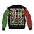 Never Apologize for Being Proudly Black Bomber Jacket African Human - Wonder Print Shop