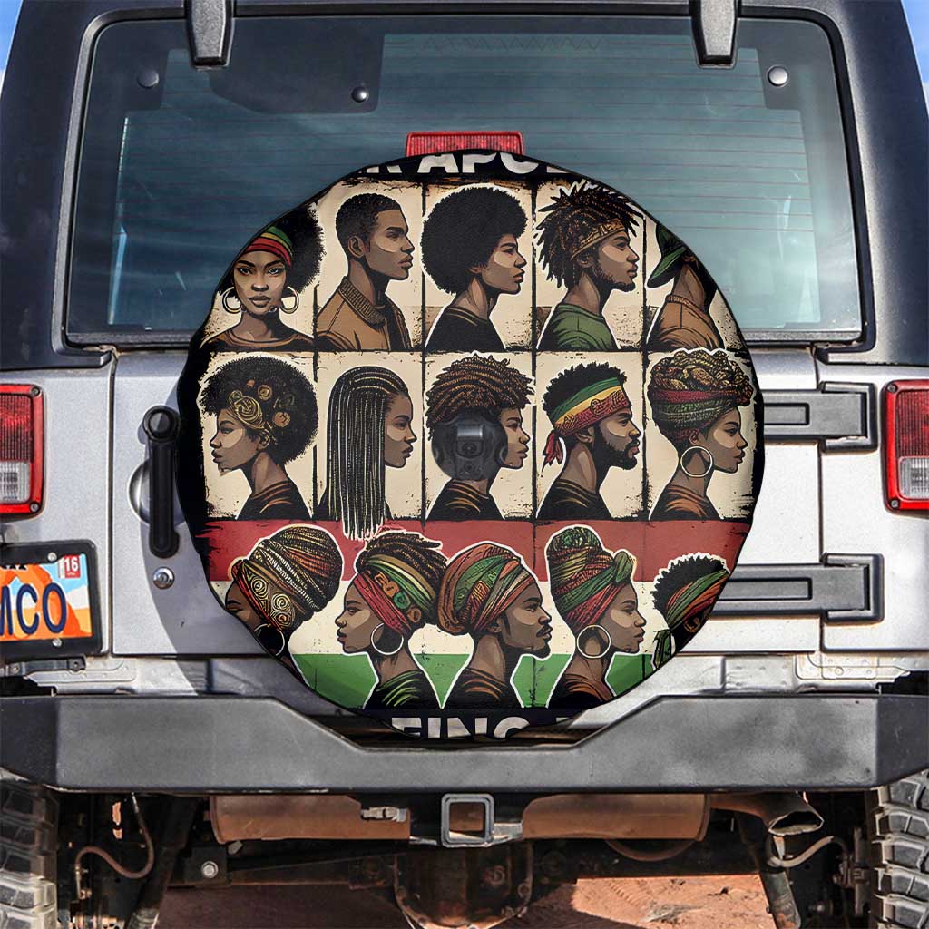 Never Apologize for Being Proudly Black Spare Tire Cover African Human - Wonder Print Shop