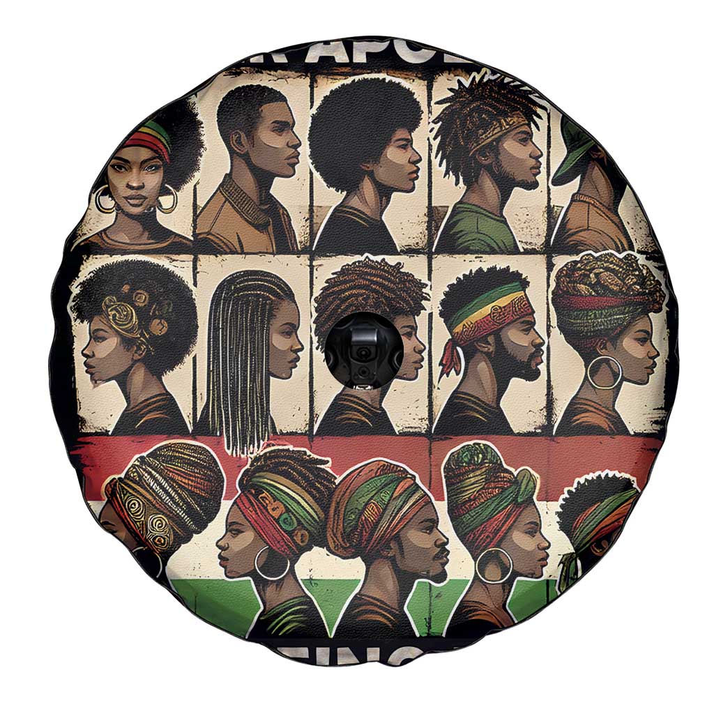Never Apologize for Being Proudly Black Spare Tire Cover African Human - Wonder Print Shop