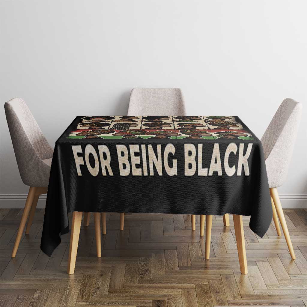 Never Apologize for Being Proudly Black Tablecloth African Human - Wonder Print Shop