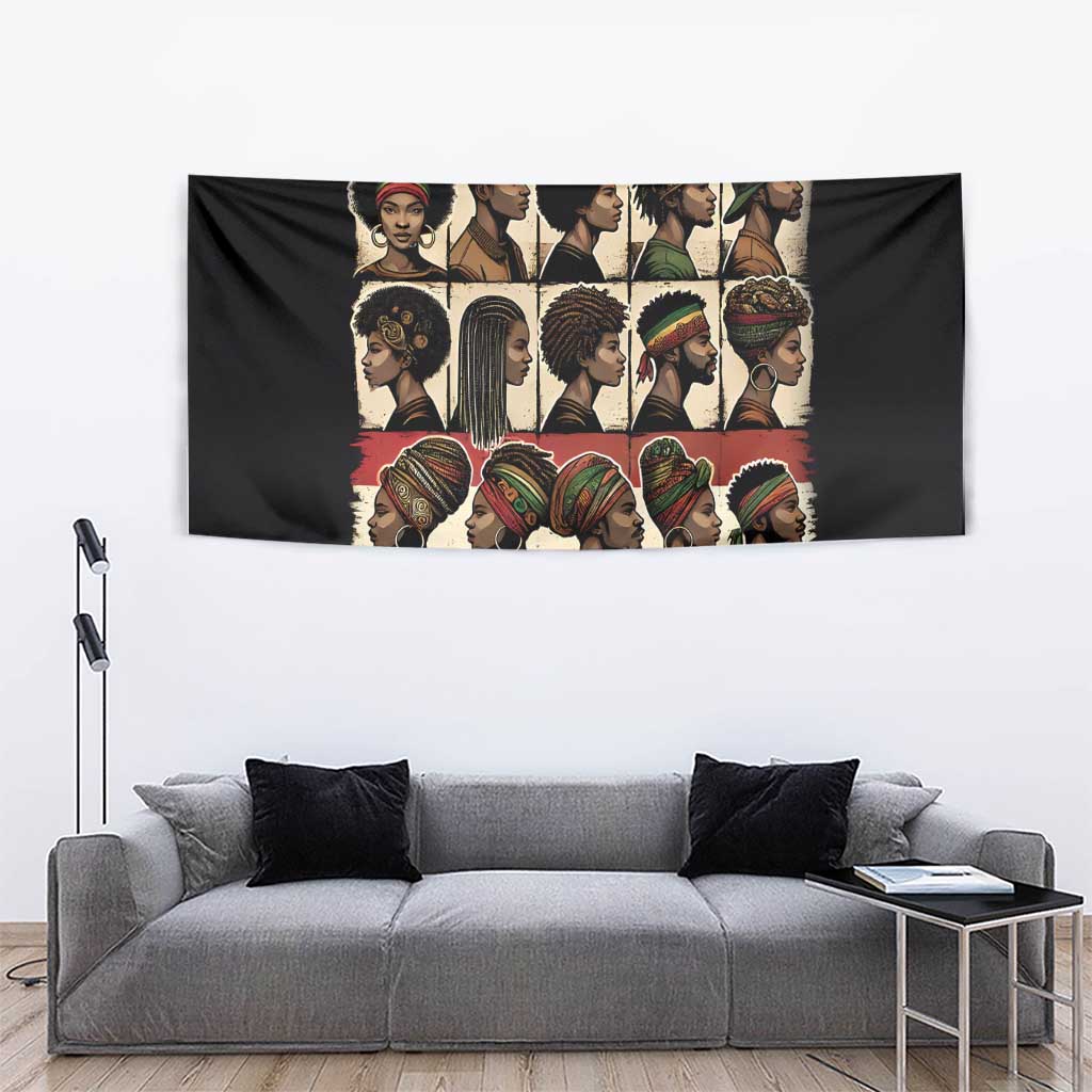 Never Apologize for Being Proudly Black Tapestry African Human - Wonder Print Shop