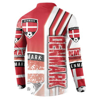Denmark Football Button Sweatshirt Danish Dynamite Soccer - Road To Champion - Wonder Print Shop