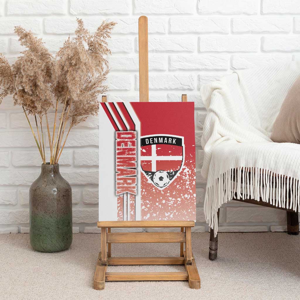 Denmark Football Canvas Wall Art Danish Dynamite Soccer - Road To Champion - Wonder Print Shop