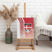 Denmark Football Canvas Wall Art Danish Dynamite Soccer - Road To Champion - Wonder Print Shop