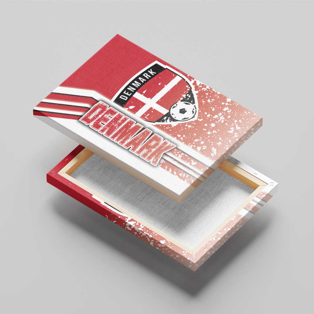 Denmark Football Canvas Wall Art Danish Dynamite Soccer - Road To Champion - Wonder Print Shop