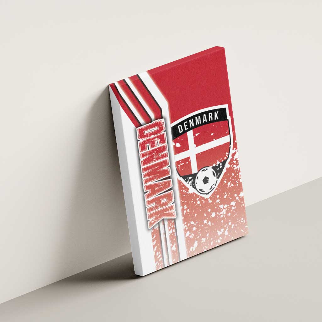 Denmark Football Canvas Wall Art Danish Dynamite Soccer - Road To Champion - Wonder Print Shop