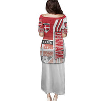 Denmark Football Family Matching Puletasi and Hawaiian Shirt Danish Dynamite Soccer - Road To Champion