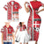 Denmark Football Family Matching Short Sleeve Bodycon Dress and Hawaiian Shirt Danish Dynamite Soccer - Road To Champion - Wonder Print Shop