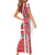 Denmark Football Family Matching Short Sleeve Bodycon Dress and Hawaiian Shirt Danish Dynamite Soccer - Road To Champion - Wonder Print Shop