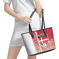 Denmark Football Leather Tote Bag Danish Dynamite Soccer - Road To Champion