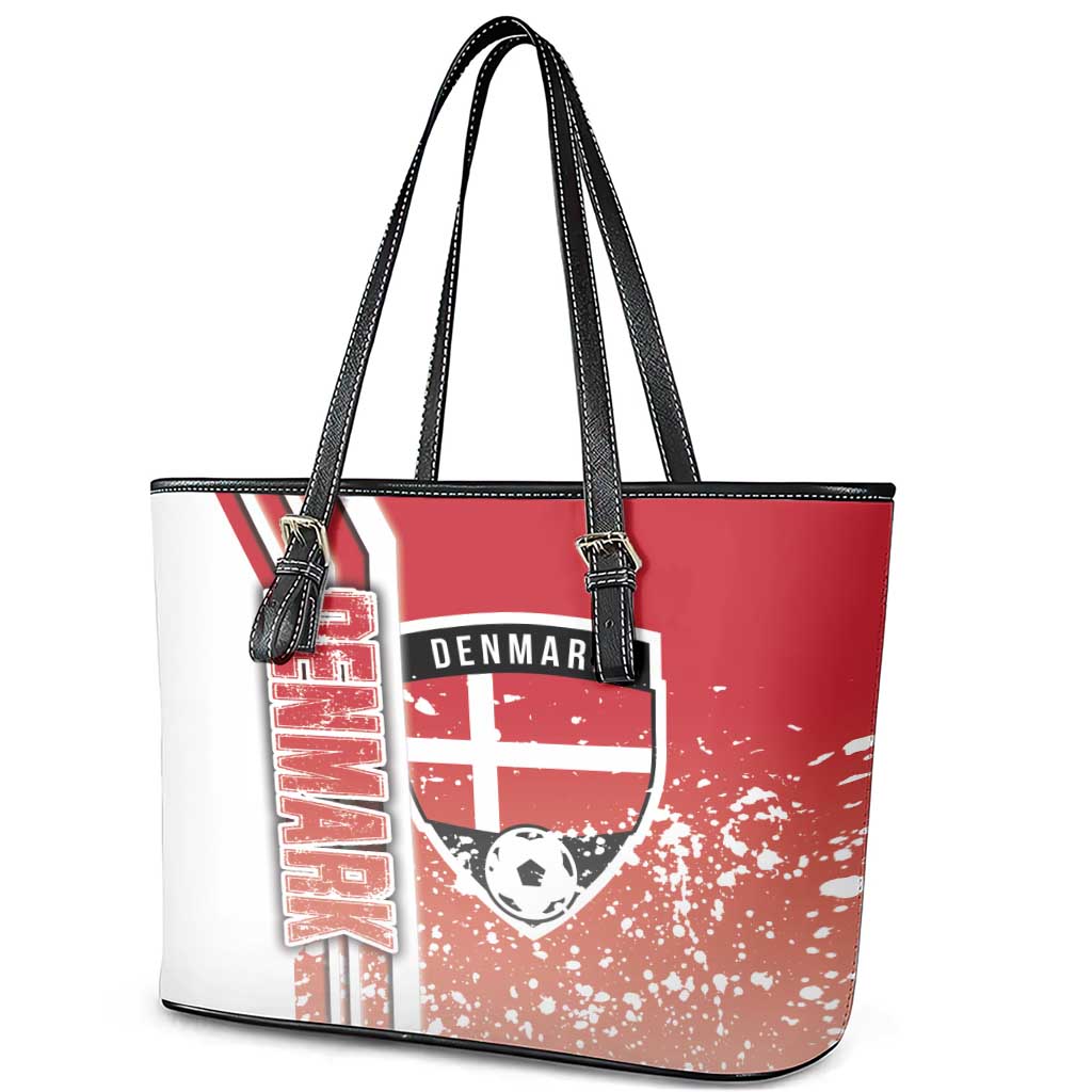Denmark Football Leather Tote Bag Danish Dynamite Soccer - Road To Champion