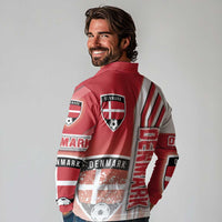 Denmark Football Long Sleeve Polo Shirt Danish Dynamite Soccer - Road To Champion - Wonder Print Shop