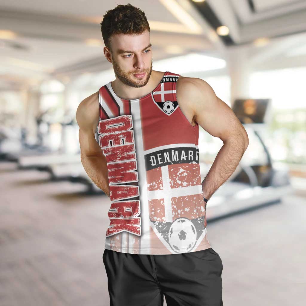 Denmark Football Men Tank Top Danish Dynamite Soccer - Road To Champion - Wonder Print Shop