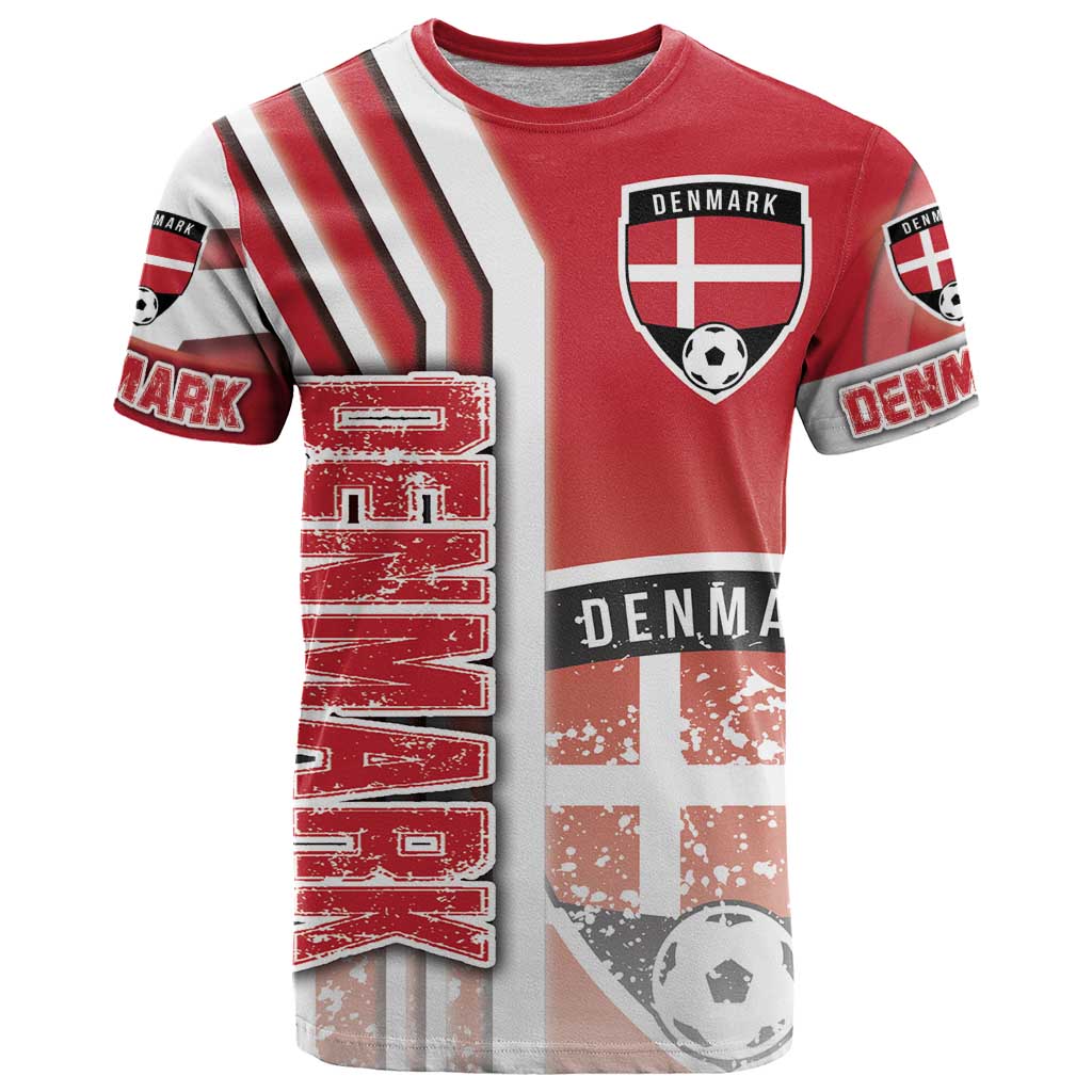 Denmark Football T Shirt Danish Dynamite Soccer - Road To Champion - Wonder Print Shop