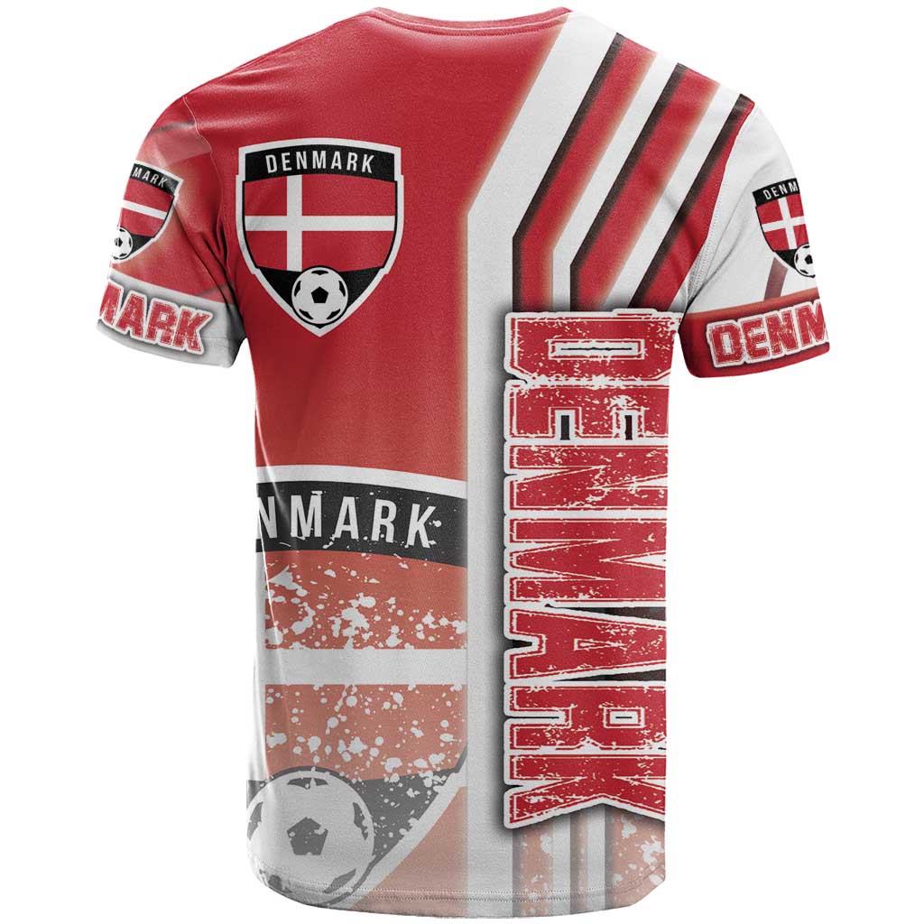 Denmark Football T Shirt Danish Dynamite Soccer - Road To Champion - Wonder Print Shop