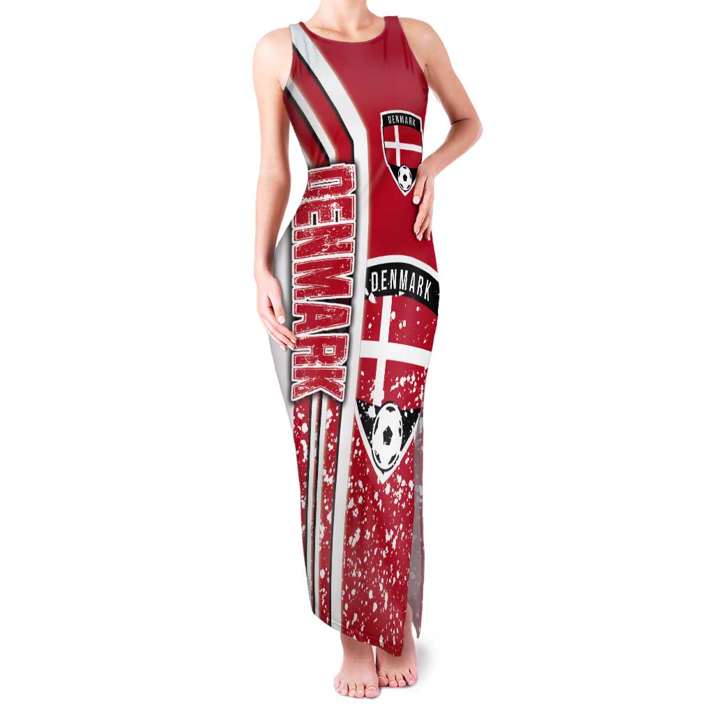 Denmark Football Tank Maxi Dress Danish Dynamite Soccer - Road To Champion - Wonder Print Shop