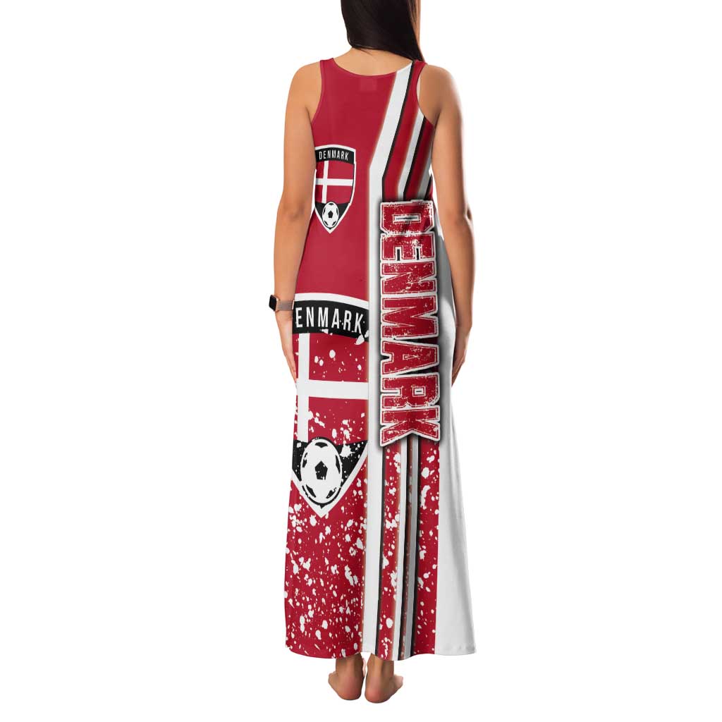 Denmark Football Tank Maxi Dress Danish Dynamite Soccer - Road To Champion - Wonder Print Shop