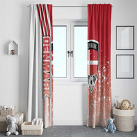 Denmark Football Window Curtain Danish Dynamite Soccer - Road To Champion - Wonder Print Shop
