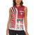 Denmark Football Women Sleeveless Polo Shirt Danish Dynamite Soccer - Road To Champion - Wonder Print Shop