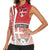 Denmark Football Women Sleeveless Polo Shirt Danish Dynamite Soccer - Road To Champion - Wonder Print Shop