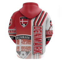 Denmark Football Zip Hoodie Danish Dynamite Soccer - Road To Champion - Wonder Print Shop