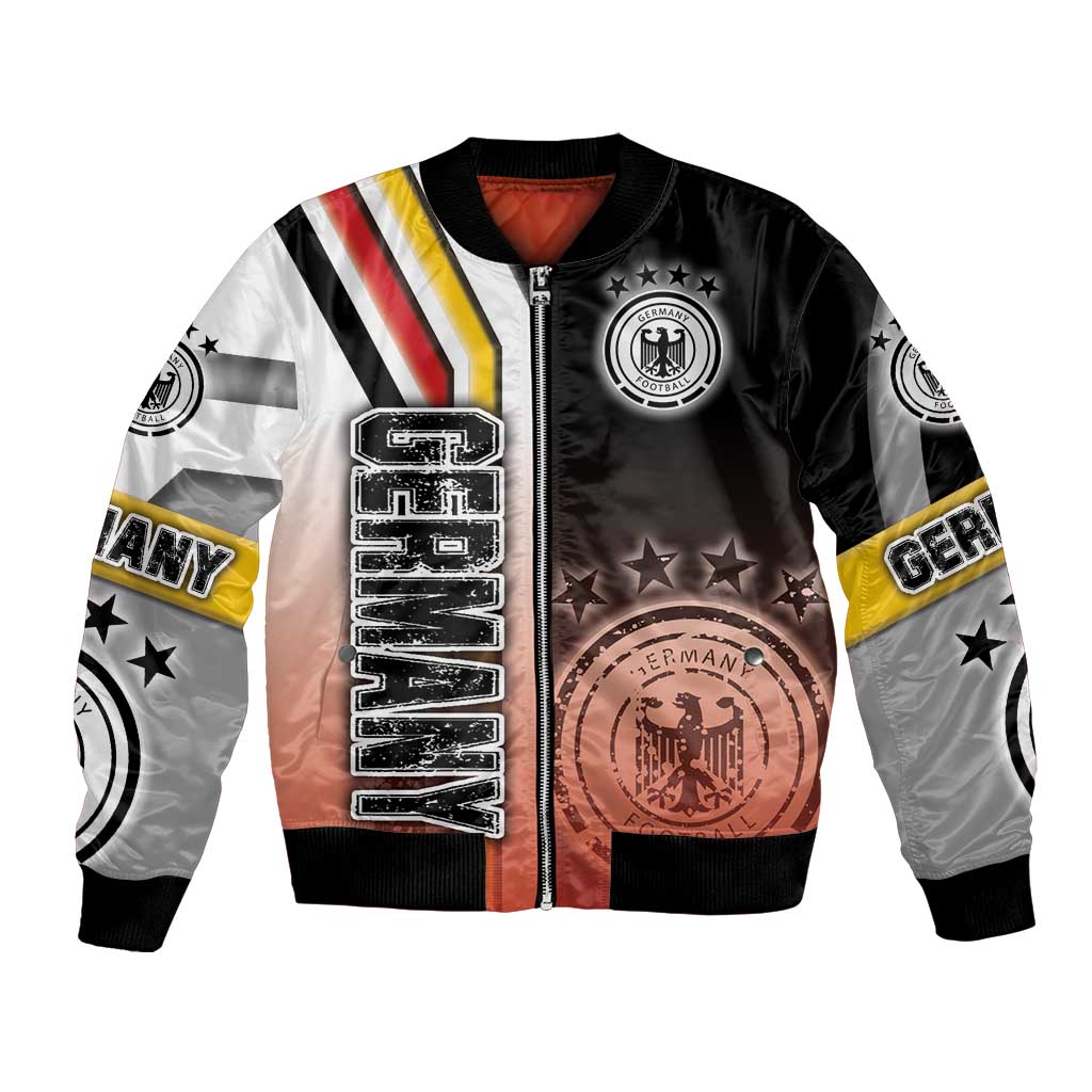 Germany Football Bomber Jacket Die Mannschaft Soccer - Road To Champion - Wonder Print Shop