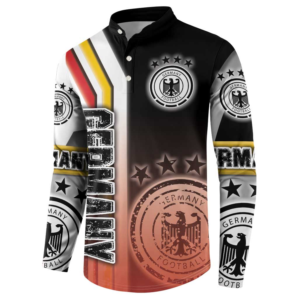 Germany Football Button Sweatshirt Die Mannschaft Soccer - Road To Champion - Wonder Print Shop