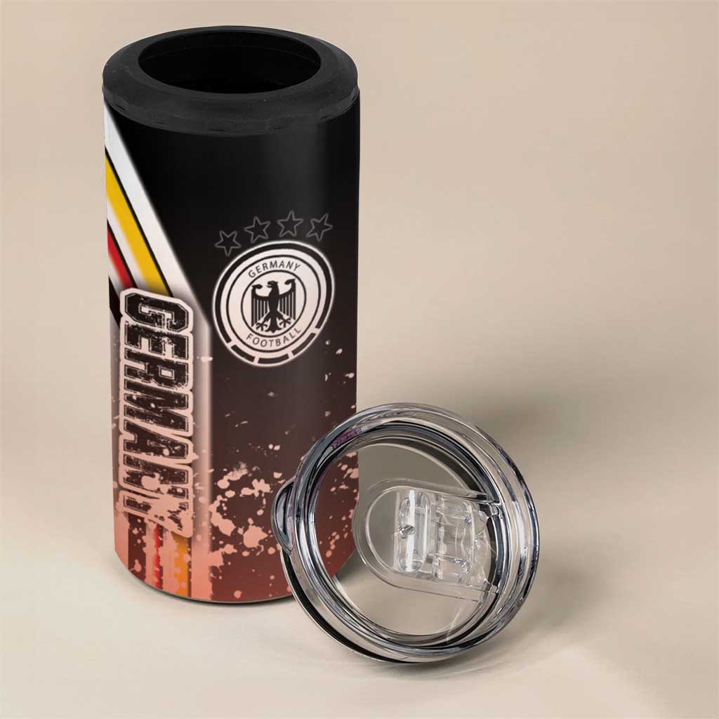 Germany Football 4 in 1 Can Cooler Tumbler Die Mannschaft Soccer - Road To Champion