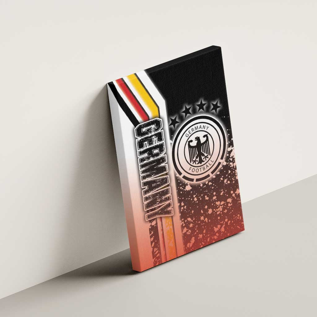 Germany Football Canvas Wall Art Die Mannschaft Soccer - Road To Champion - Wonder Print Shop